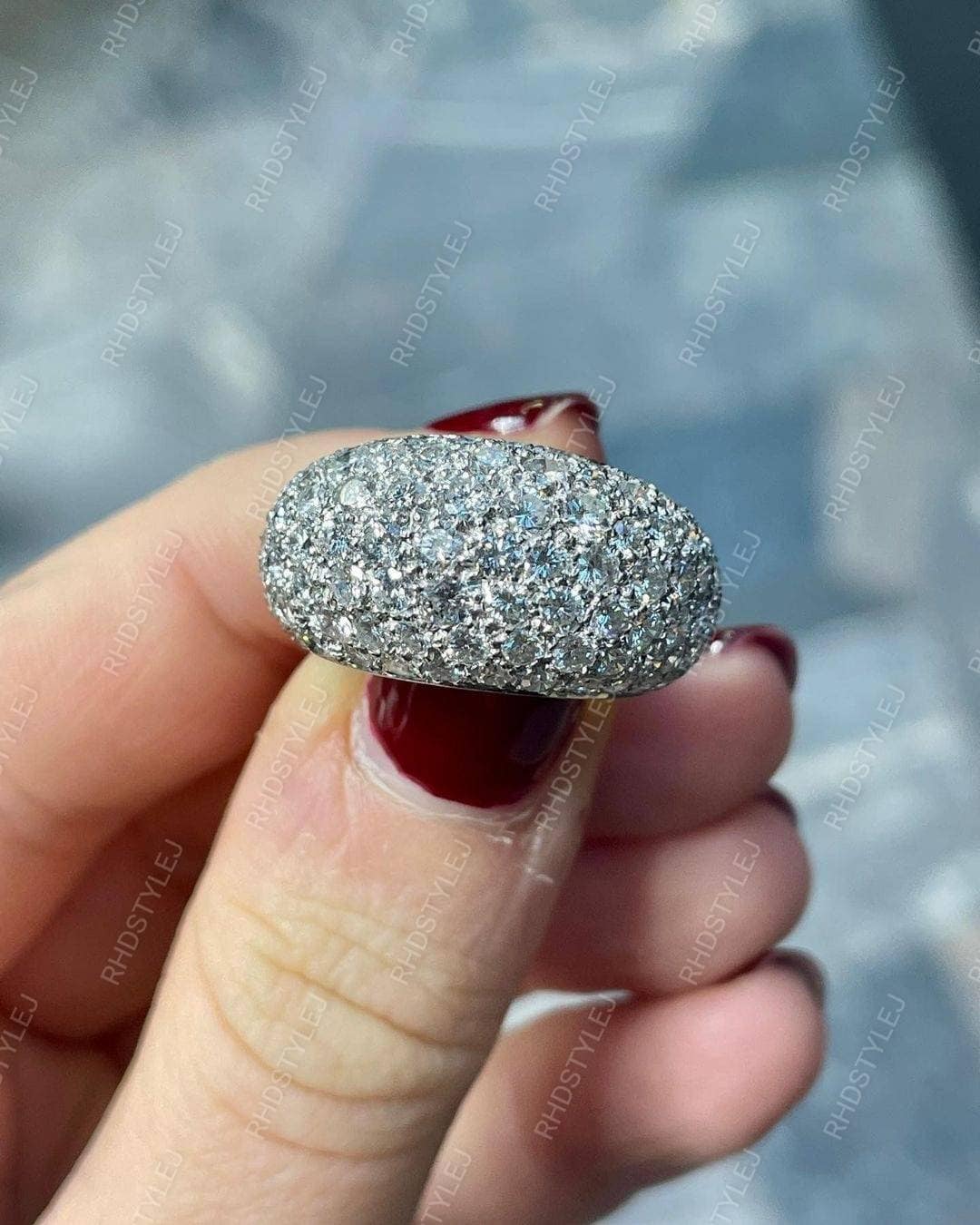 アクセサリー Vintage Silver Giant Dome Ring 925 Vintage Silver Giant Dome Ring 925