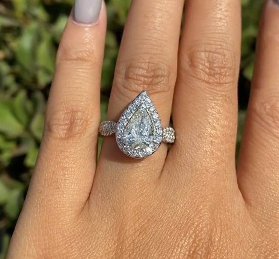Small teardrop ring deals