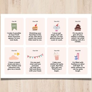 Birthday Scavenger Hunt, Birthday Riddles, Indoor Birthday Treasure ...