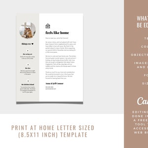 Home offer letter, buyer offer letter for a letter to seller we love your home real estate letter. Editable home buyer personalized letter image 4
