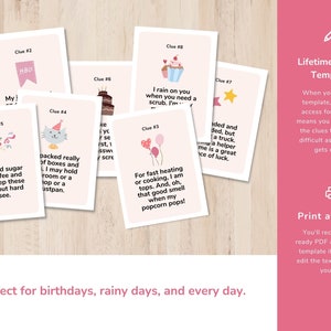 Birthday Scavenger Hunt, Birthday Riddles, Indoor Birthday Treasure ...
