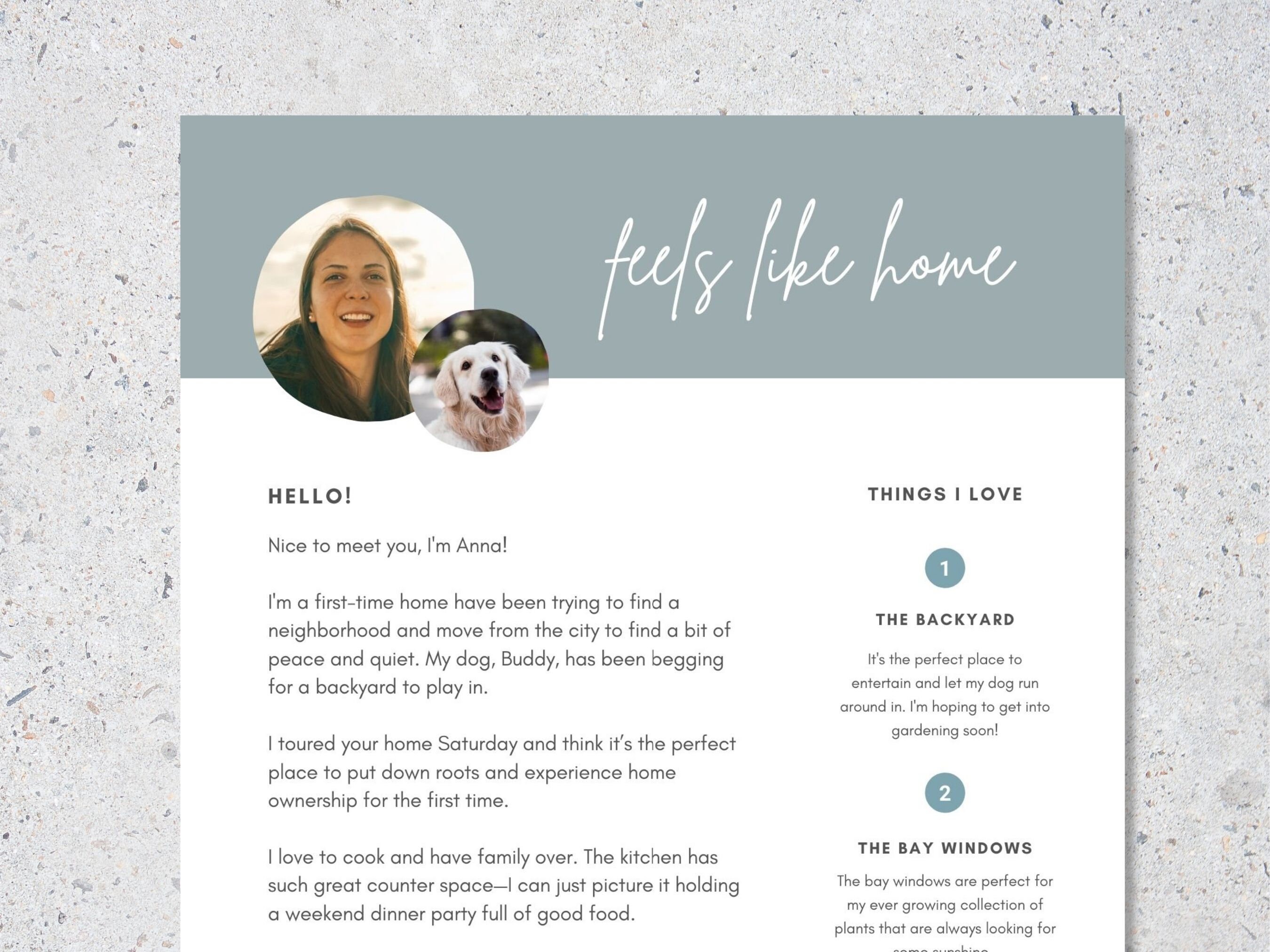 First Time Home Buyer Letter To Seller Home Offer Letter Template From 