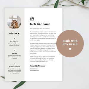 Home offer letter, buyer offer letter for a letter to seller we love your home real estate letter. Editable home buyer personalized letter image 5
