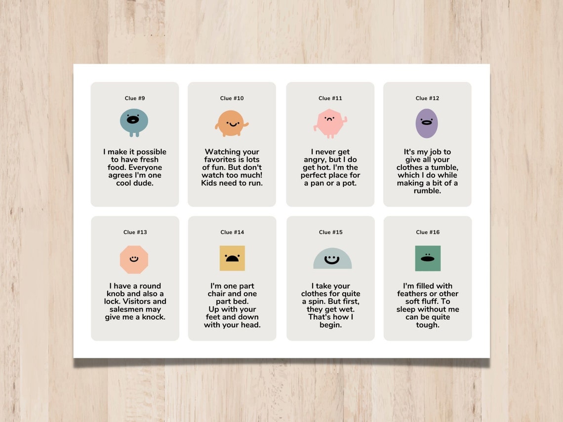 Indoor Scavenger Hunt Printable Edit, Indoor Birthday Treasure Hunt ...