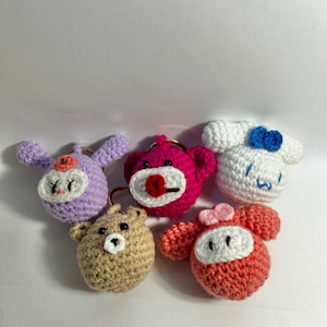 Crochet Characters Keychain Cute Gift Kawaii Handmade