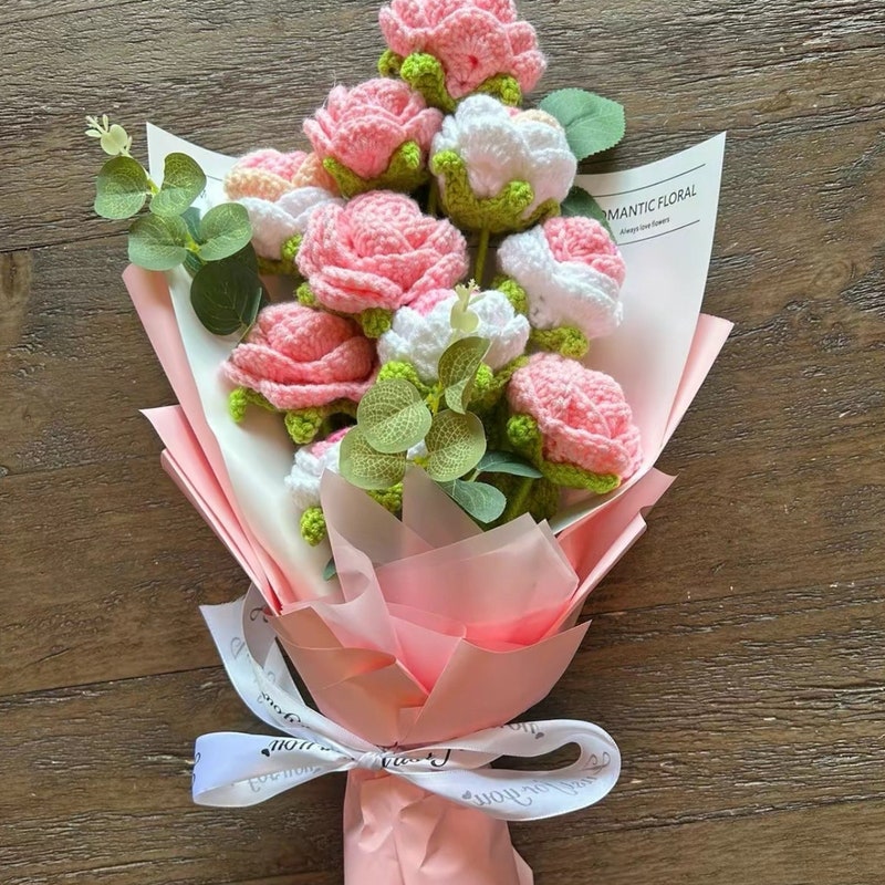 Large Crochet Flower Etsy