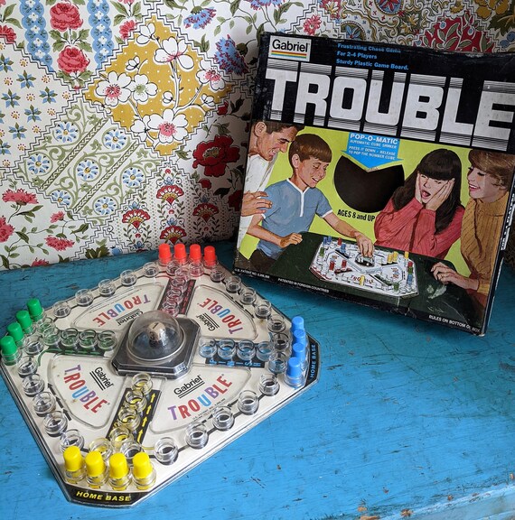 biologisch Sturen Afwezigheid 1975 Pop-o-matic trouble Vintage Board Game - Etsy