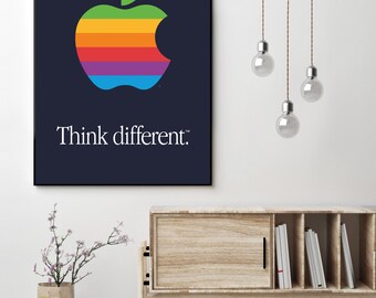 Apple「Think different.」ポスター デジタルダウンロード 1997 ロゴ