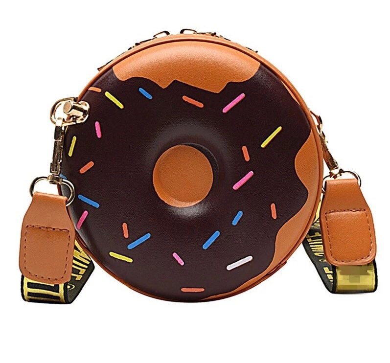 Cool Fun Donut Shaped Girls Crossbody Bag Quirky Affordable - Etsy UK