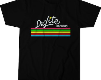 Best Selling DeLite Records Heavy Cotton Men's Unisex Tshirt Size Usa