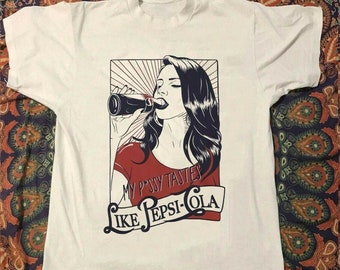 Bestverkopende Lana Del Rey My Pussy Tastes Like Heavy Cotton Unisex-T-shirt voor heren, maat VS