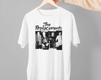 Bestverkopende REPLACEMENTS Hardcore Punk Rock Heavy Cotton mannen-uniseks T-shirt, maat VS