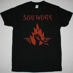 Best Selling Soilwork Stabbing The Drama In Flames RaunchyHeavy Cotton Men&#39;s Unisex Tshirt Size Usa