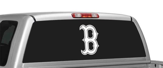 Professional Baseball Team Window Sticker Red Sox Bumper Sticker Boston Red Sox Baseball Team Car Window Decal