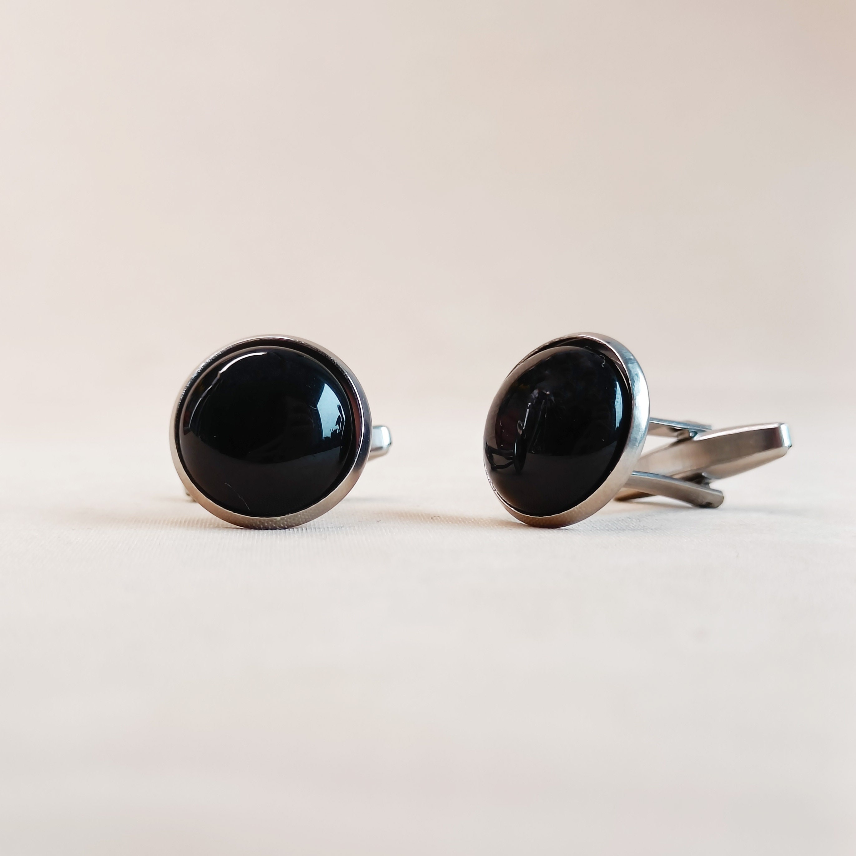 2 Paar Manschettenknöpfe Herren - Klassische Design Für Hemd & Anzug