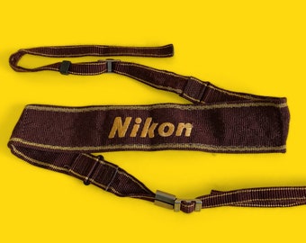 Genuine Nikon Vintage SLR Camera Strap