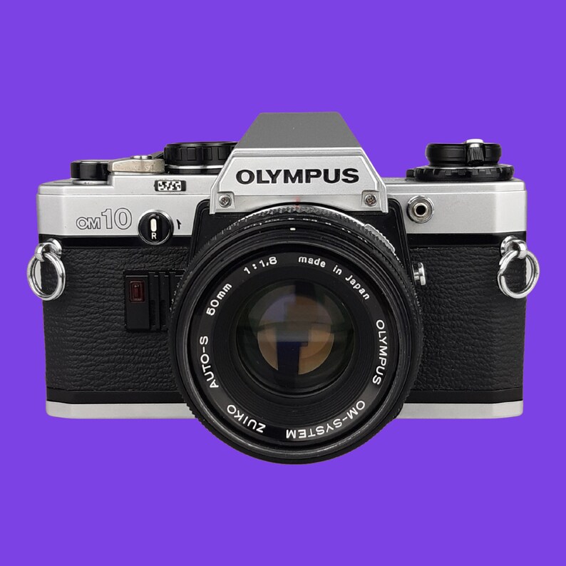 Olympus OM10 SLR 35mm Film Camera With F/1.8 50mm Prime Lens Etsy UK