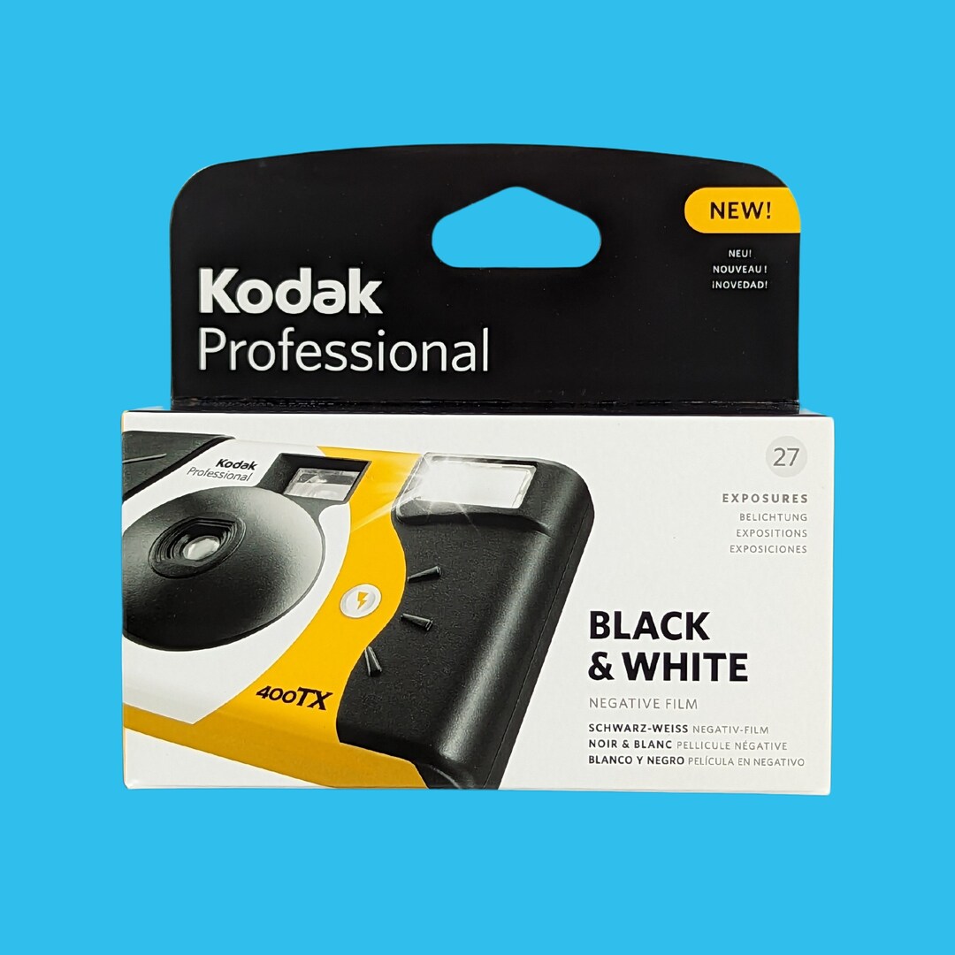 Kodak Professional 400TX B&W 35mm Disposable Film Camera Etsy