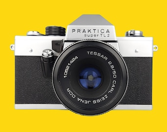 Praktica Vintage Metall 35mm SLR Filmkamera mit Prime Objektiv