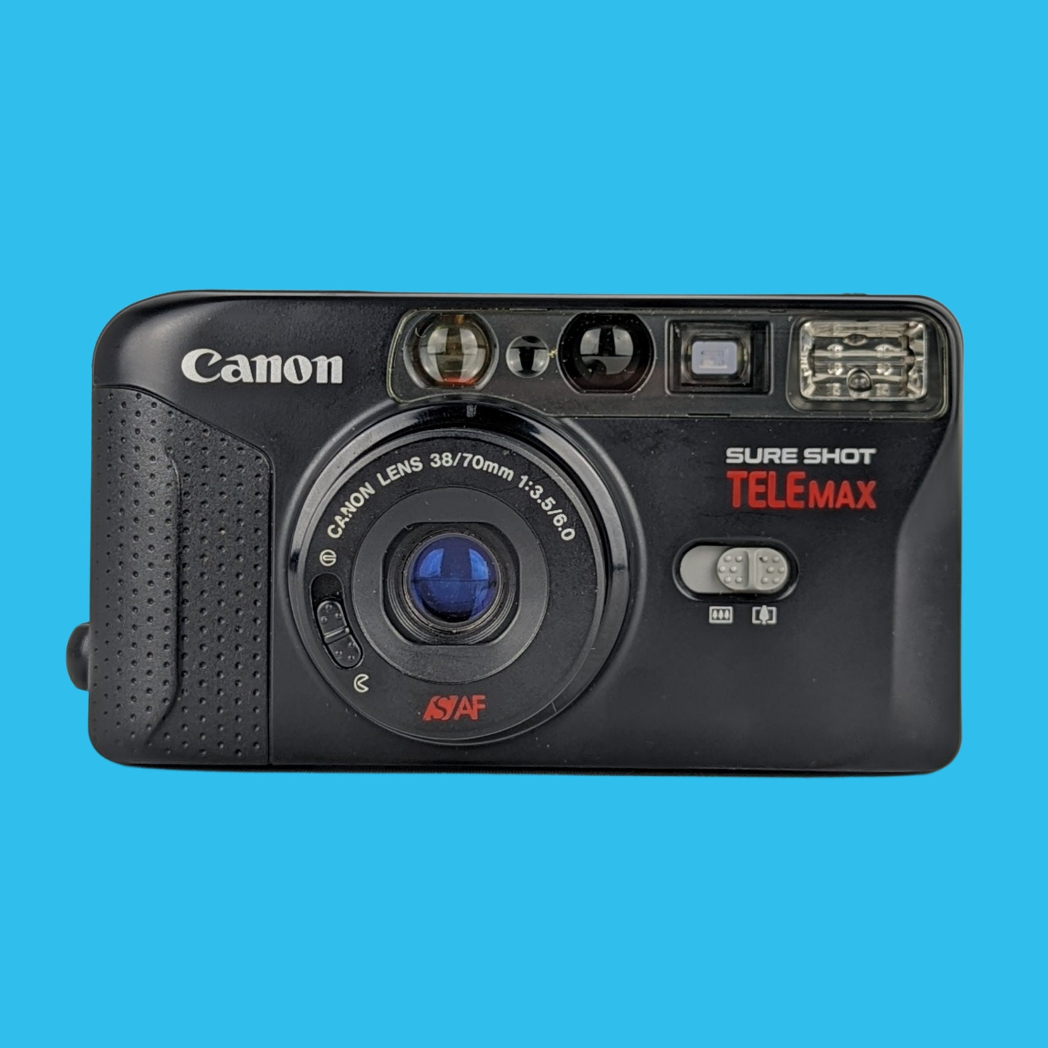 Canon Sure Shot Telemax 35mm Film Camera Point and Shoot Etsy