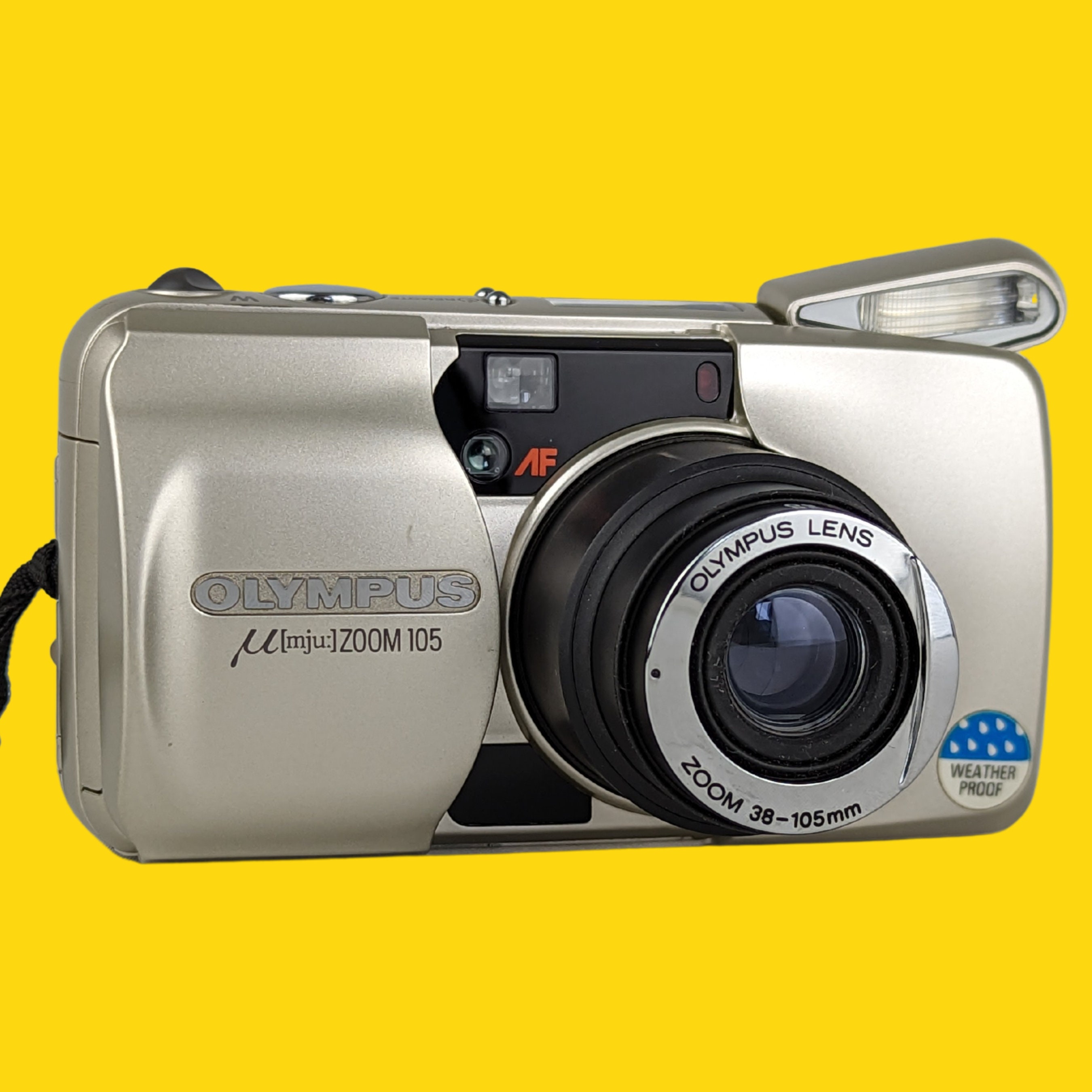 Olympus Mju Zoom Silver mm Film Camera Point and Shoot