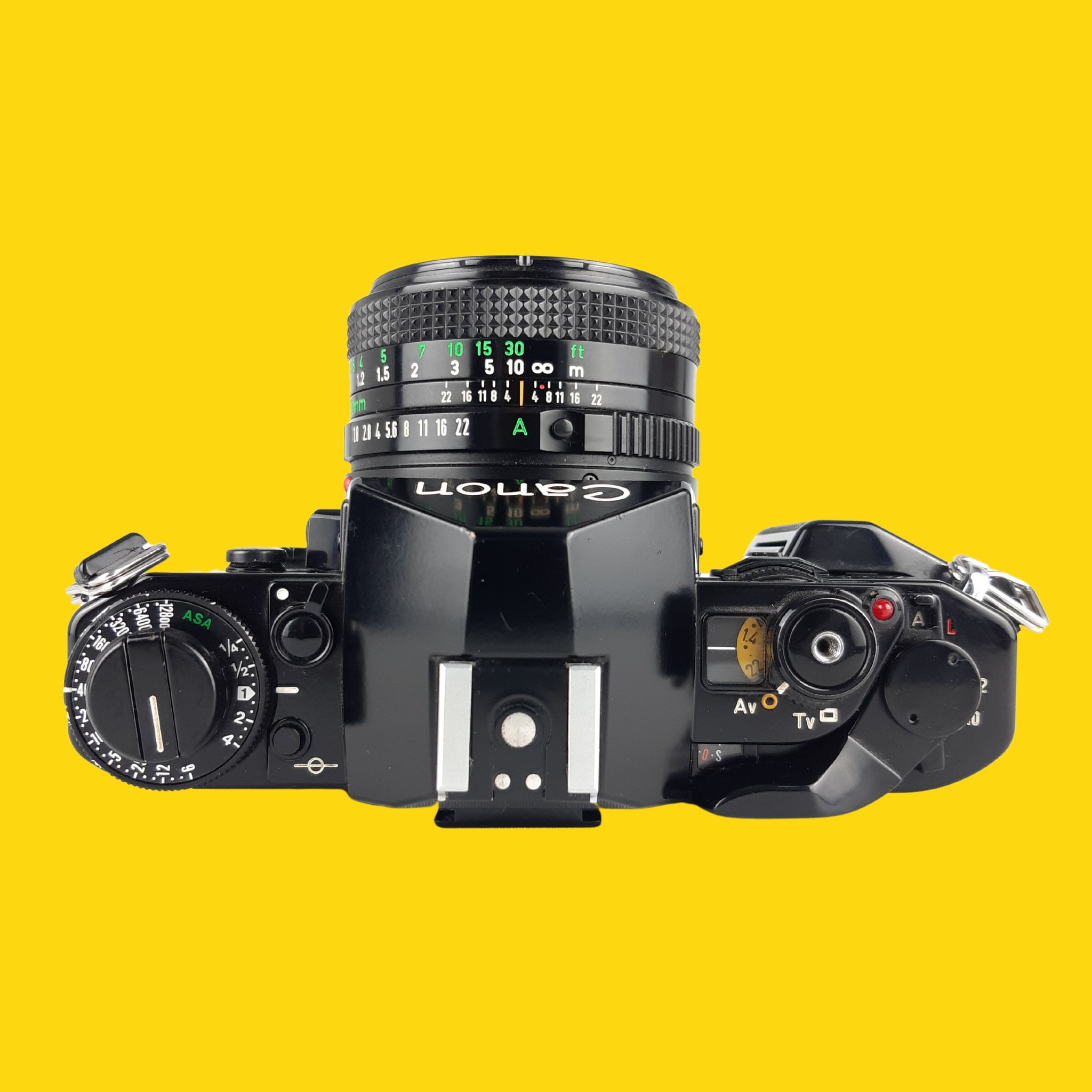 Canon A1 Vintage SLR 35mm Film Camera With F/1.8 50mm Prime Canon A1 Vintage SLR 35mm Film Camera With F/1.8 50mm Prime