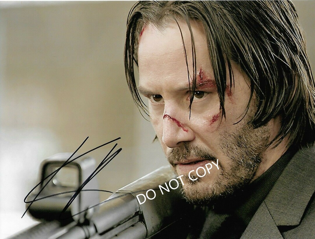 Keanu Reeves 8 X10 20x25 Cm Autographed Hand Signed Etsy