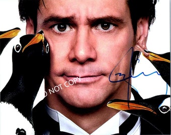 Jim Carrey  8 x10" (20x25 cm) Autographed Hand Signed Photo