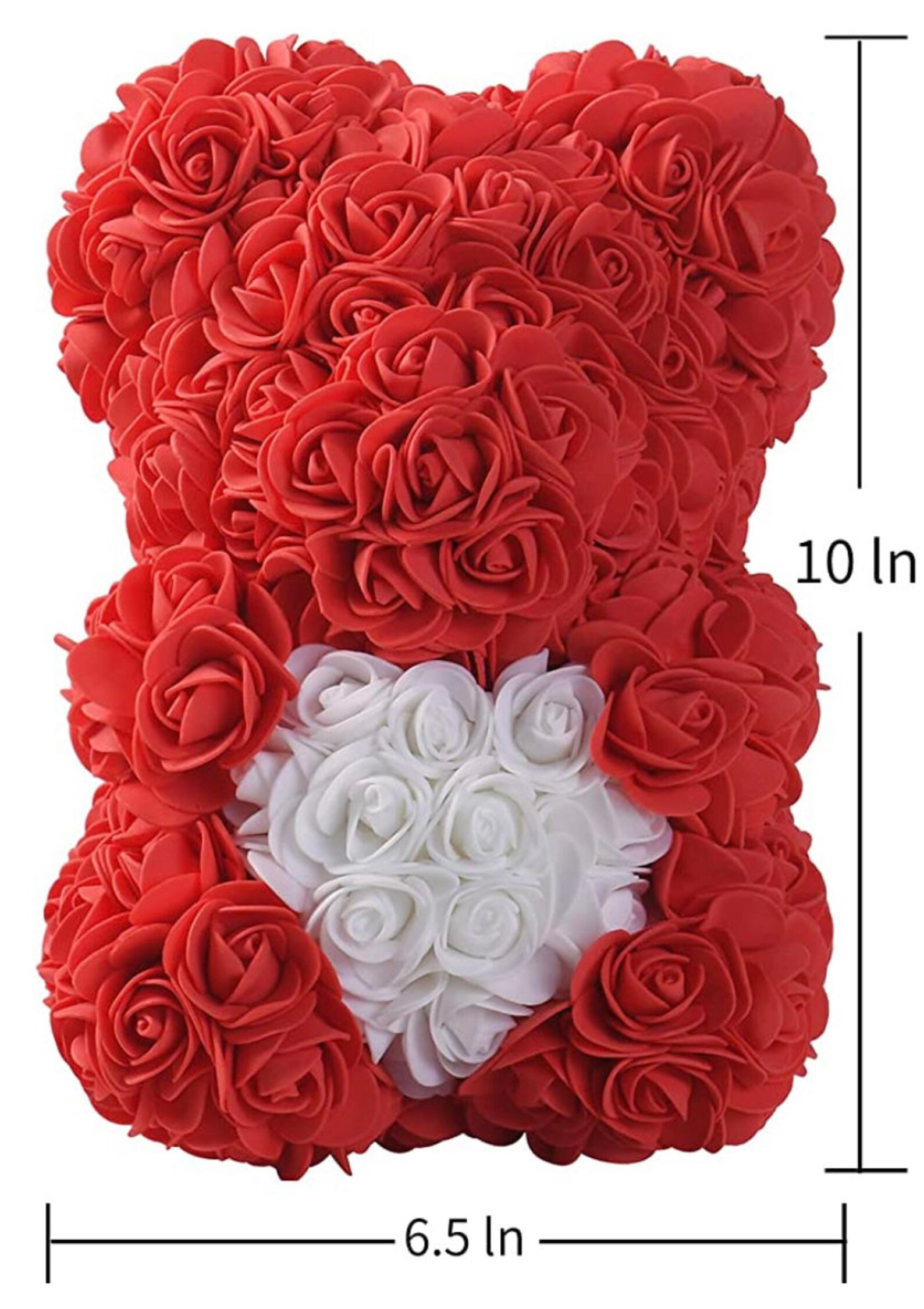 10 Luxury Rose Teddy Bear With a Box Gift for Her Gift for Etsy