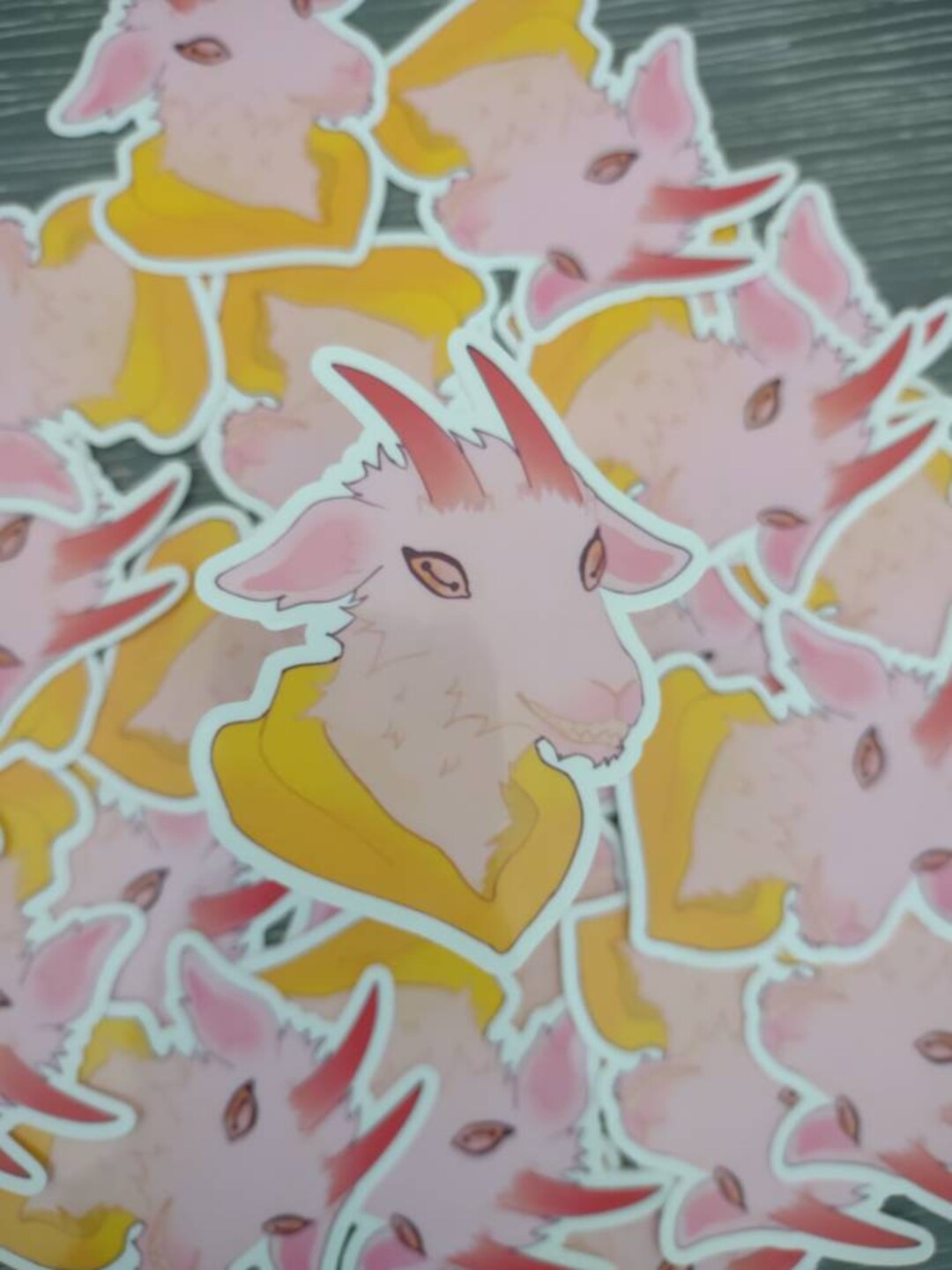 Goat Vinyl Stickers/die Cut Stickers/ Laptop Stickers/ Art/ Waterproof ...