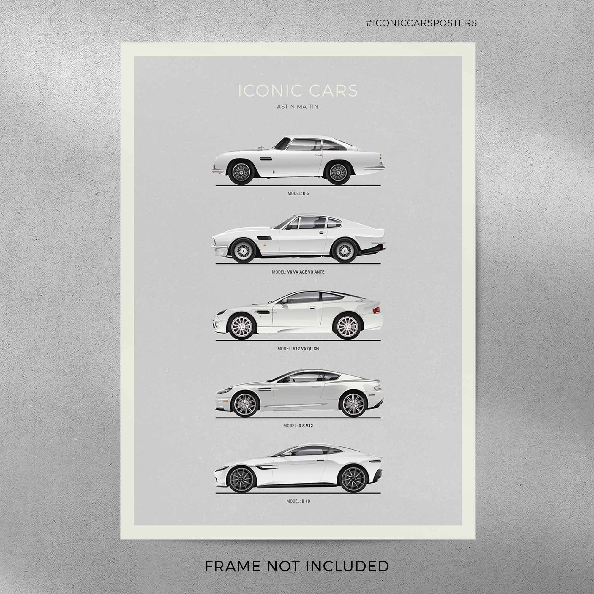 Martin Inspired Poster Aston Martin Evolution -