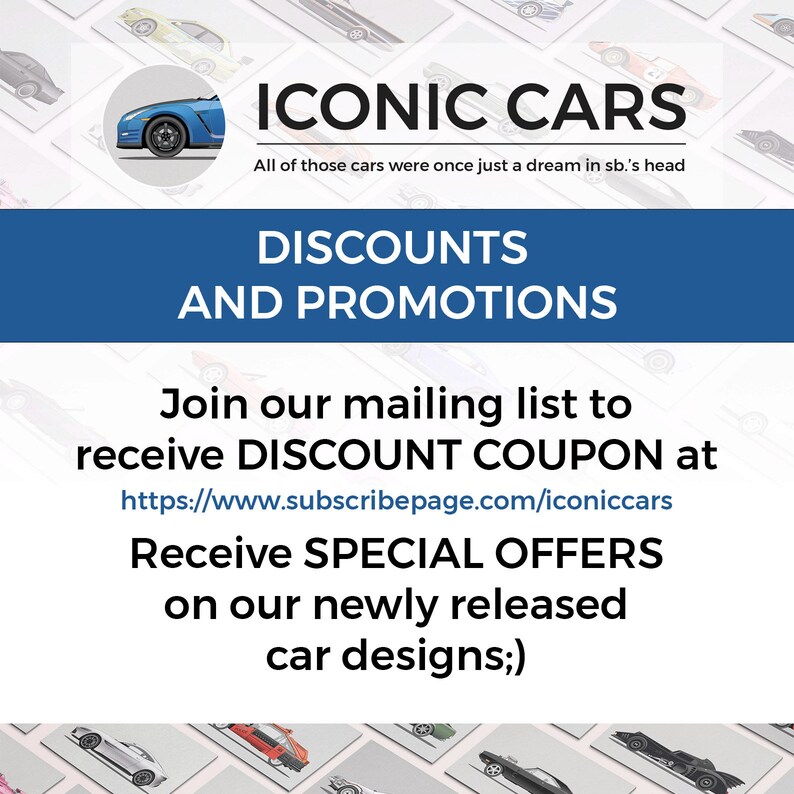 Porsche Speedster Inspired Car Evolution Poster. Home Decor Etsy