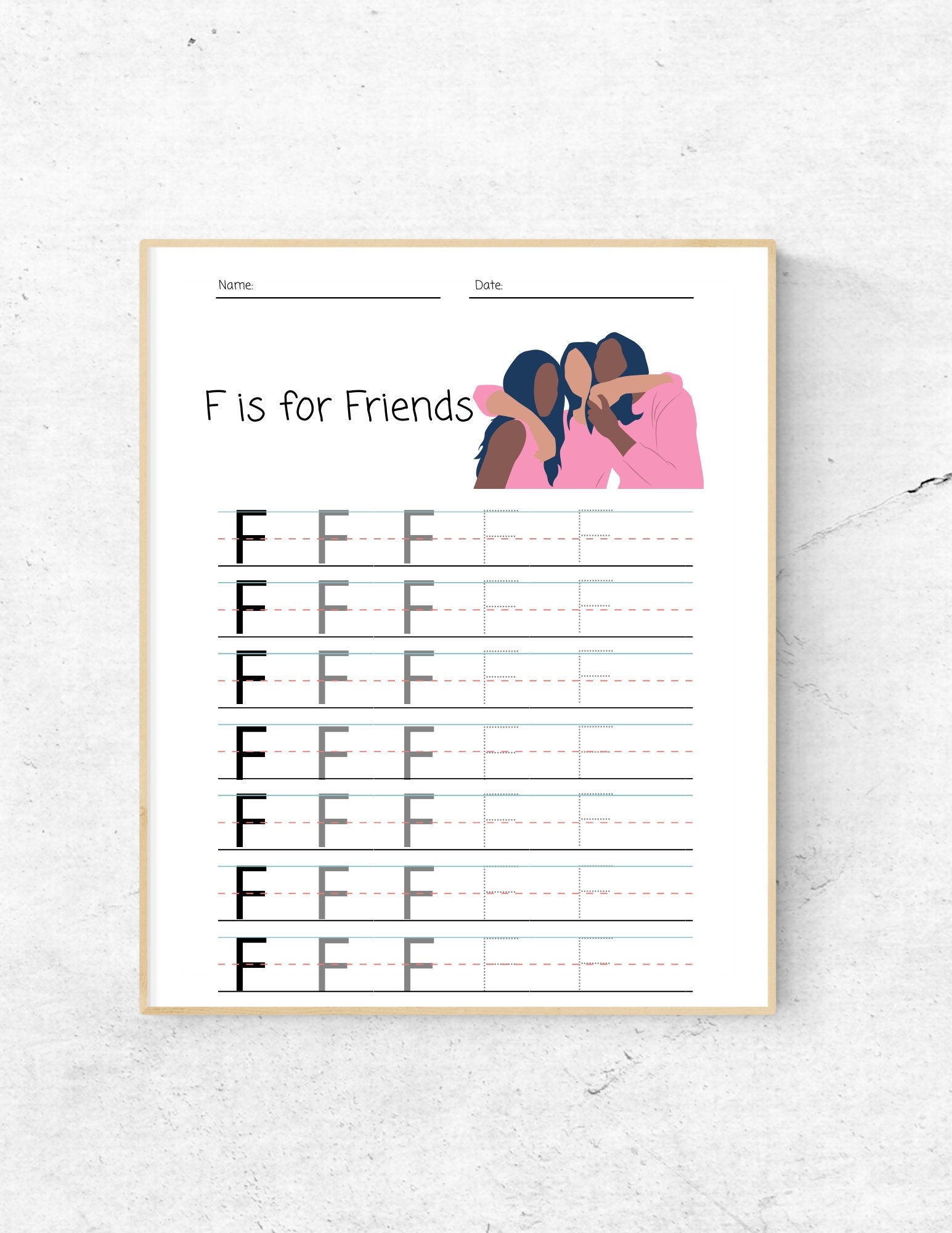 ABC Printable Lettering Sheets | Alphabet Practice Workbook Inspired by ...