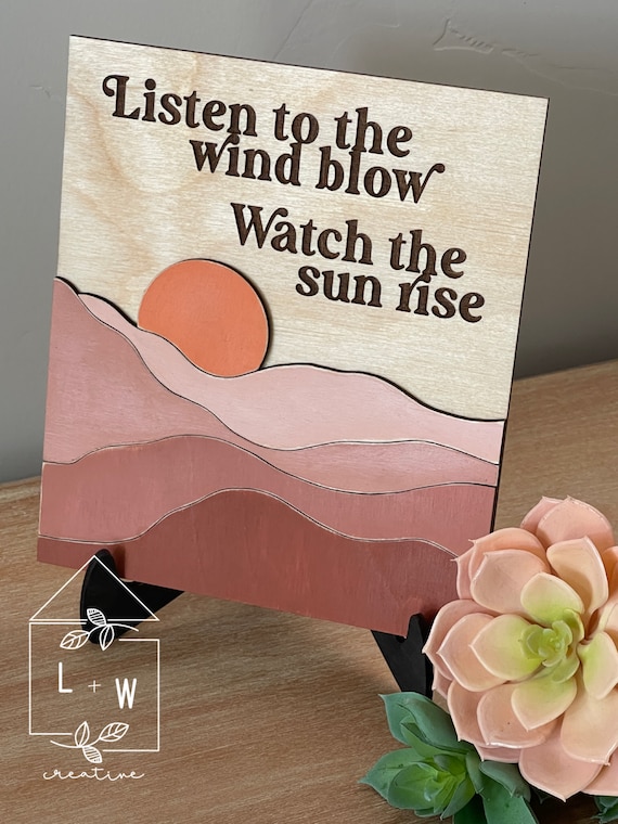 Wind Blowing Sign