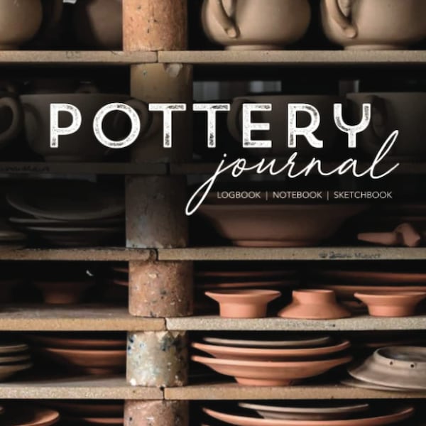 Pottery Project Log book, Notebook and Journal -  Keep Record of your Ceramics, Clay, Glazes, Kiln Schedule, Gifts For Potters