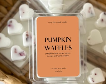 Pumpkin Waffles Wax Melts | Maple Syrup, Pecan Fall Scent