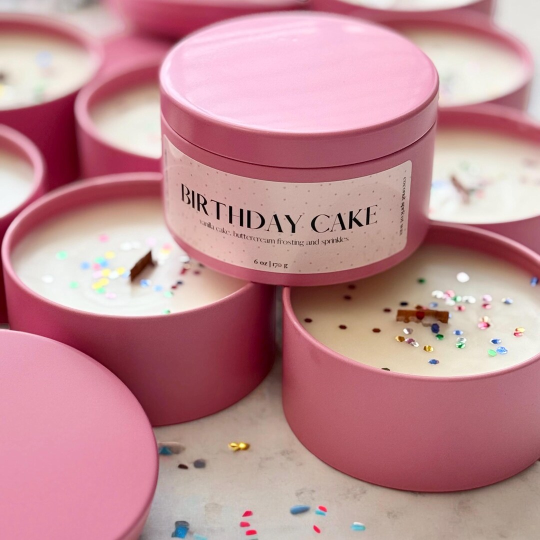 Birthday Cake Scented Candle