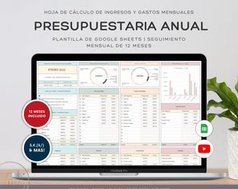 Annual Budget Template: Income & Expense Tracker (Google Sheet)