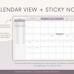 Time Blocking Planner Spreadsheet: Weekly & Monthly Schedule (google ...
