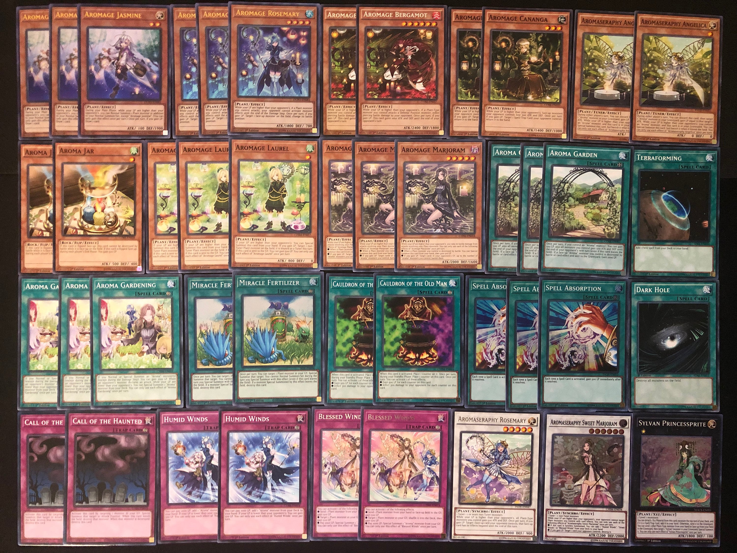 Yugioh Aromage Deck Jasmine Rosemary Bergamot Jar Aroma Etsy