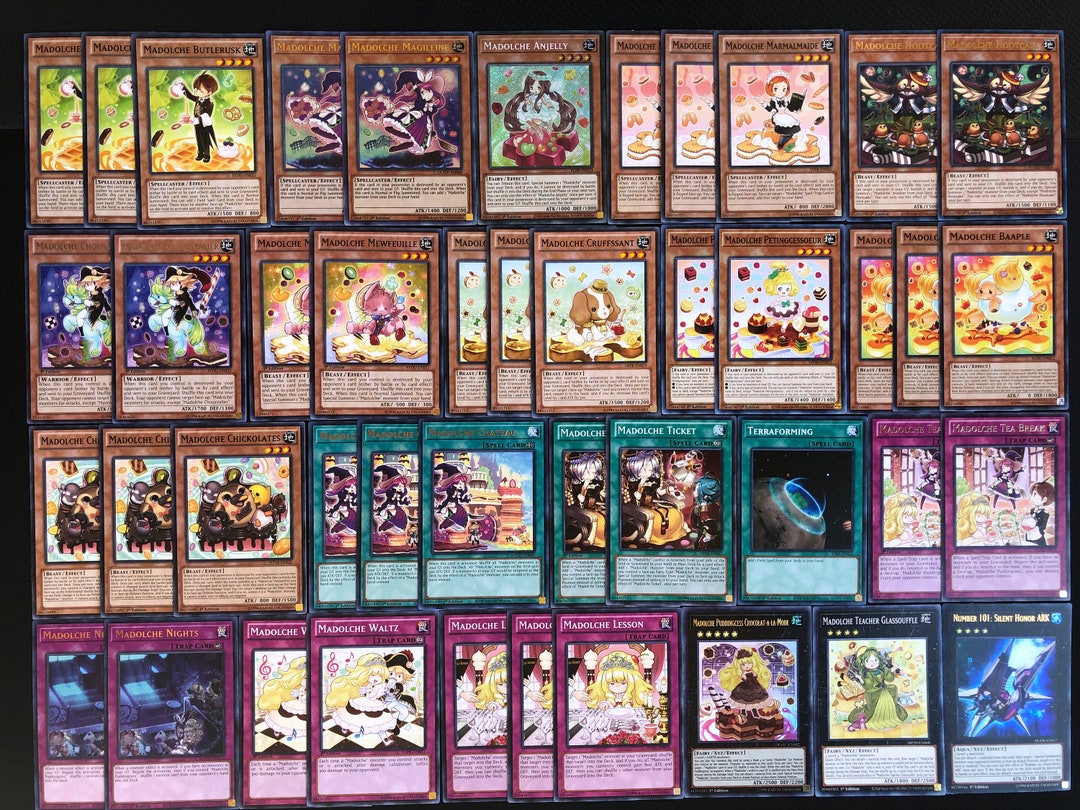 Yugioh Madolche Deck - Anjelly- Magileine- Puddingcess- Butlerusk- Hootcake- Nights- Ticket Near Mint - Etsy Yugioh Madolche Deck - Anjelly- Magileine- Puddingcess- Butlerusk- Hootcake- Nights- Ticket Near Mint - Etsy