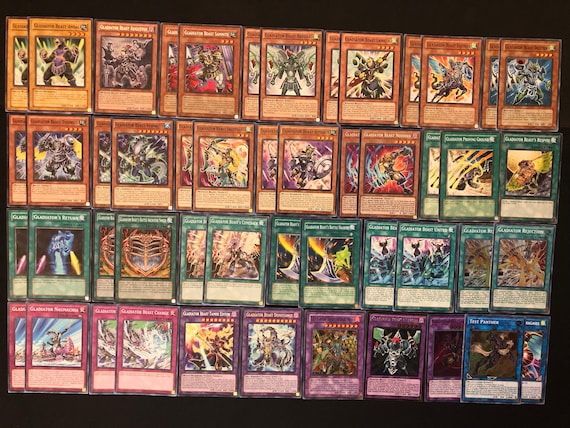 Yugioh Gladiator Beast Deck- Andal- Augustus- Bestiari- Noxious- Editor- - Etsy Yugioh Gladiator Beast Deck- Andal- Augustus- Bestiari- Noxious- Editor- - Etsy