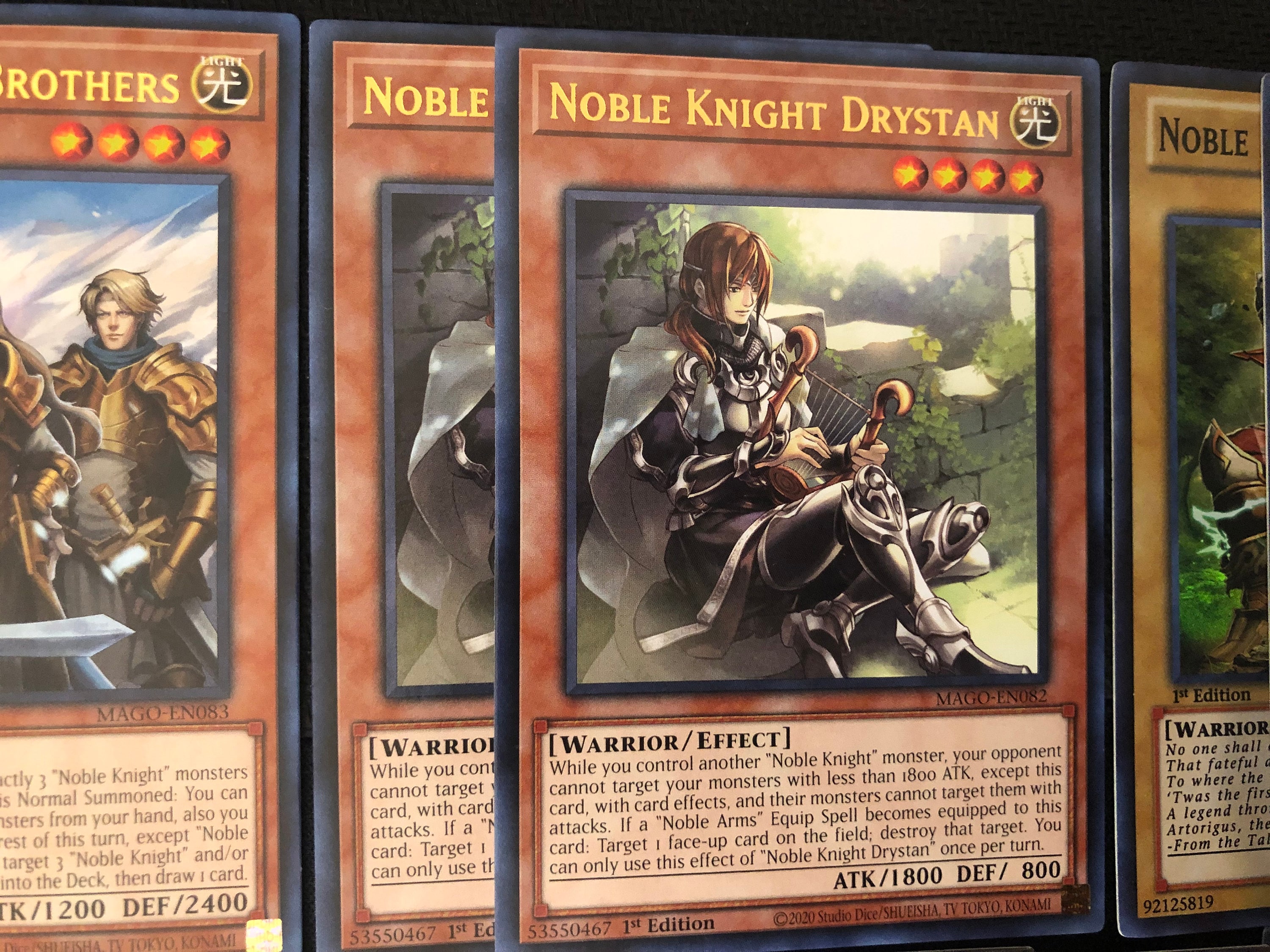 Yugioh Noble Knight Deck Sacred Noble Knight Medraut Etsy
