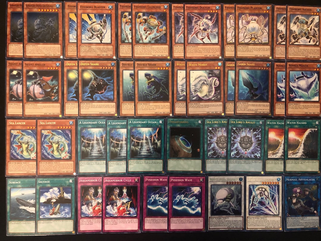 Yugioh Water Deck Etsy