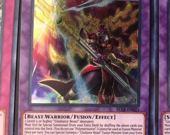 Yugioh Gladiator Beast Deck- Andal- Augustus- Bestiari- Noxious- Editor- -  Etsy