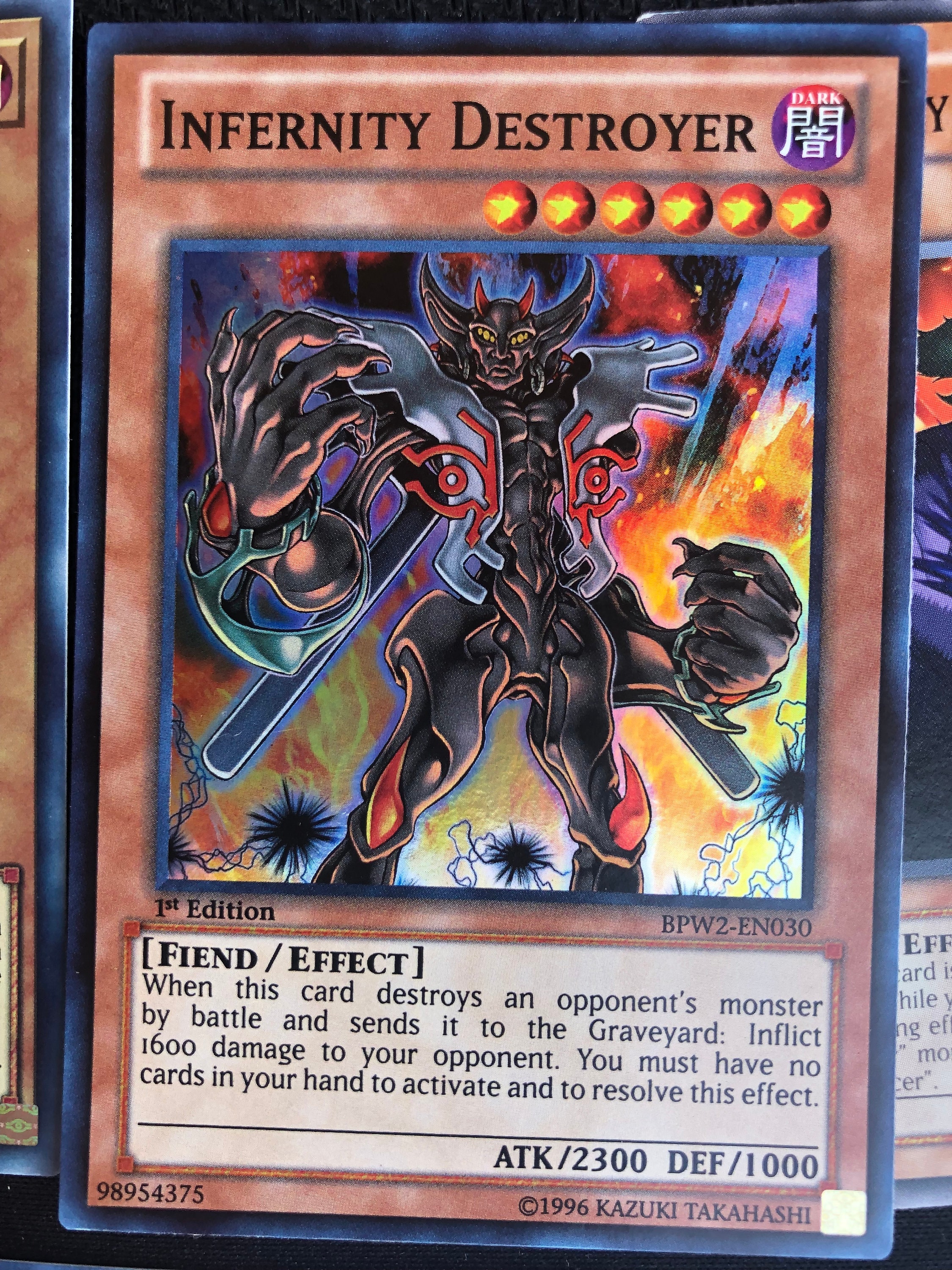 Yugioh Infernity Deck- Mirage- Archfiend- Knight- General- Barrier-  Launcher - Etsy
