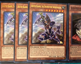 Yugioh Buster Blader Deck- Swordmaster- Wizard- Robot- Dragon Buster Mirror  Force - Etsy Denmark