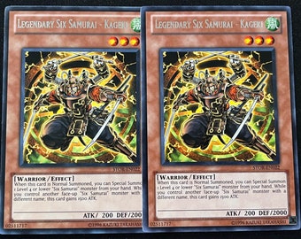 samurai deck yugioh YuGiOh Samurai Warlords Structure Deck Common The Six Samurai
