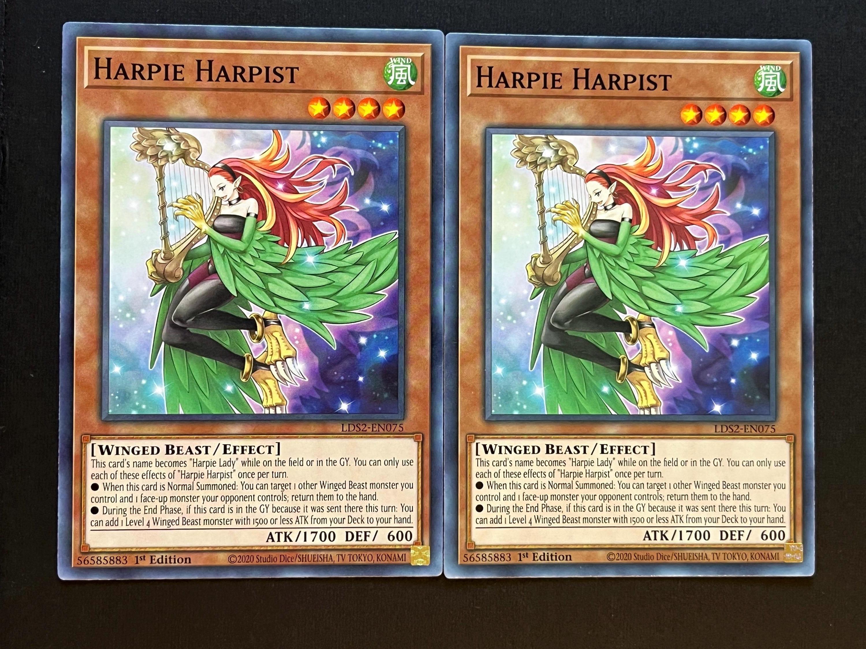 yugioh harpie deck 2020 Complete Custom for Yu-Gi-Oh! may be 1st or Unlimited Edition YUGIOH HARPIE LADY DECK