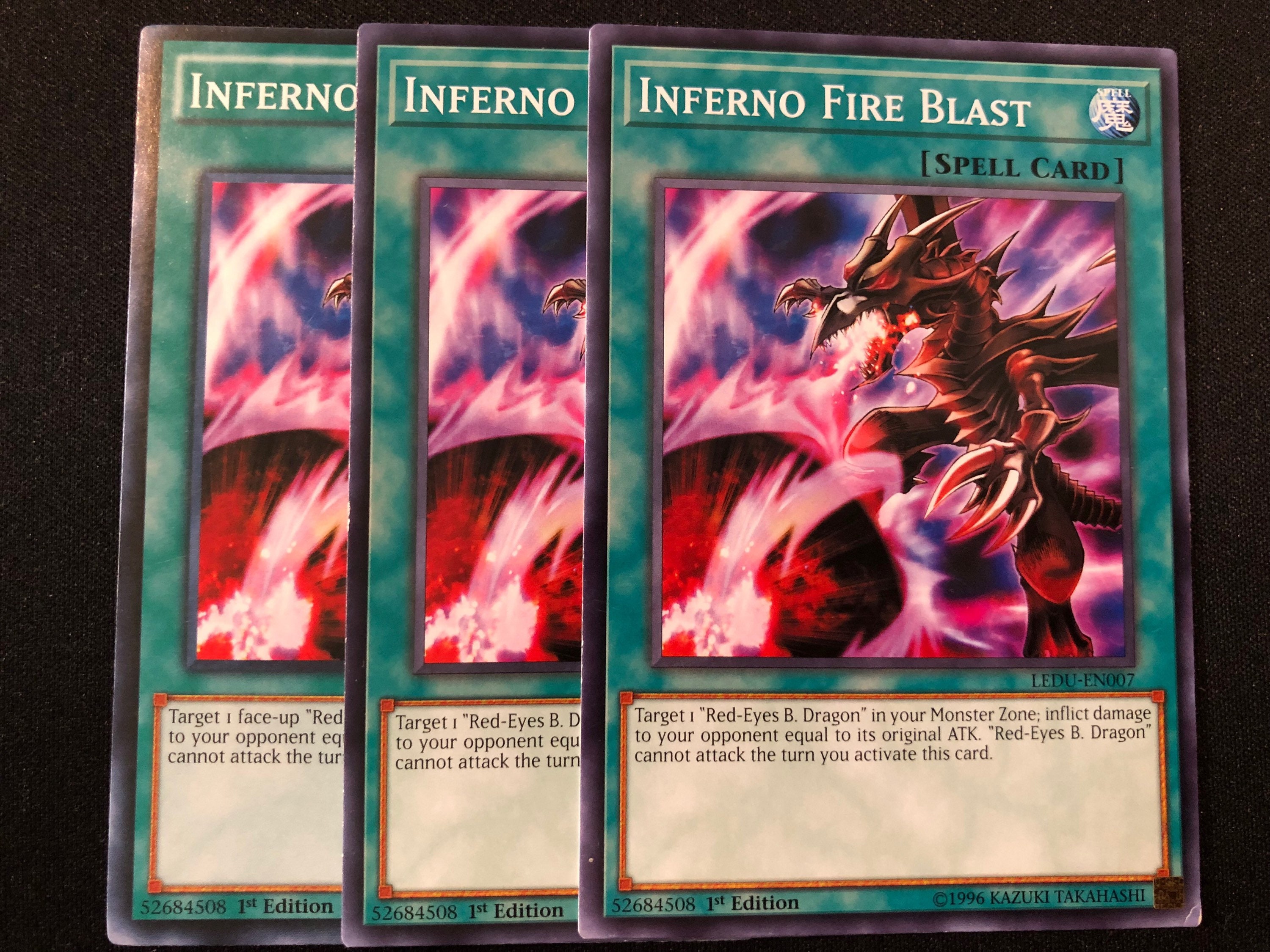 遊戯王レッドアイズ Inferno Fire Blast 1st Edition 遊戯王 レッド